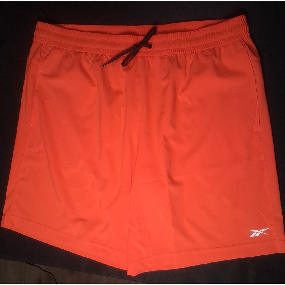Reebok Men's Drawstring Shorts, Lt Weight‎ with Pockets, Reecycled Materials XL